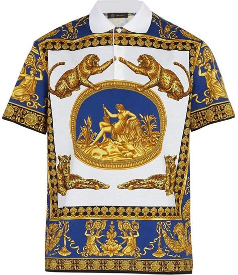 versace leopardo zip|versace polo shirts.